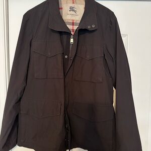 Burberry Black Military Field Jacket